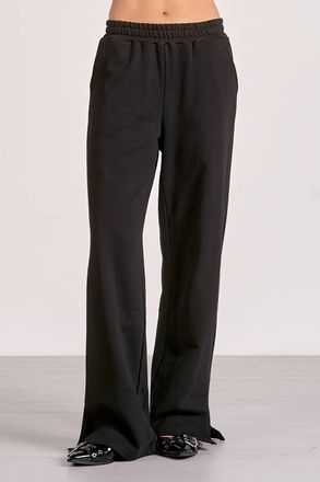 Elan Womens Wide Leg Pants In Black