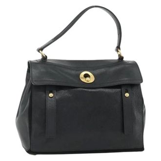 Saint Laurent Pre-owned Handbags, female, Black, Size: ONE SIZE Pre-owned Vintage Hand Bag