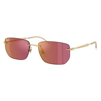 Ray-Ban Stijlvolle zonnebril Rb 3768 in zwart - unisex - Zonnebrillen - Geel - 56 MM - Accessoires