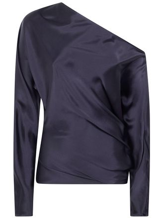 Ann Demeulemeester Roos Bias Cut Drop Shoulder Top