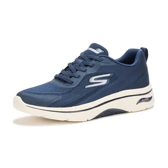 Skechers Mens Go Walk Arch Fit 2.0 Levy Sneaker, Blue, 10.5