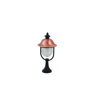 Netlighting VENEZIA Outdoor Pedestal Light Black IP44 25x53.8cm | Size: 25x53.8 cm