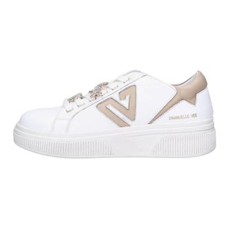 Emanuelle Vee Schoenen, Dames, Wit, 36 EU, Leer, Sneakers Wit