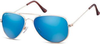 Montana Eyewear MS94 MS94E Mens Sunglasses Gold Size 57