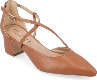 Journee Collection Galvinn Pump in Cognac at Nordstrom Rack, Size 6.5