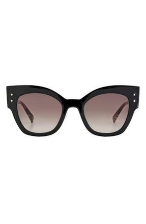 Missoni 53mm Gradient Cat Eye Sunglasses in Rose Gold/Brown Grad at Nordstrom Rack