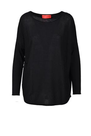 Wild Cashmere Silk and Cashmere Sweater - Black