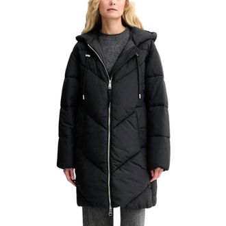 HUGO BOSS Dames, Jassen, Zwart, Maat: L Leer