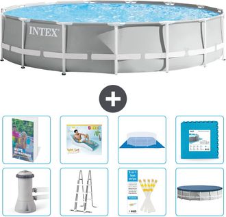Intex Piscina Prism Frame Redonda - 457x107 Cm - 9-piezas S651