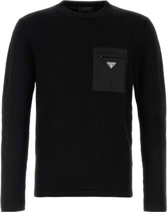 Prada Black Wool Sweater