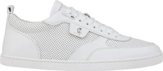 Christian Louboutin Tutti Rui Flat Sneakers - Heren - Sneakers - Wit - 44 EU - Leer - Schoenen