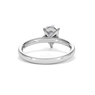 The Diamond Store Amora Pear 1.00ct Lab Diamond Engagement Ring F/VS Set in 18K White Gold