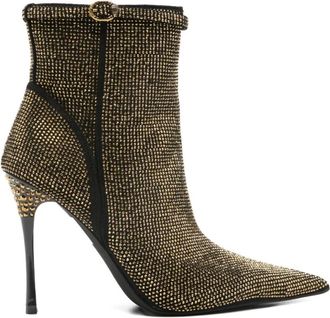 Kurt Geiger Mayfair Point Enkellaars - Dames - Laarzen met Hak - Zwart - 36 EU - Schoenen
