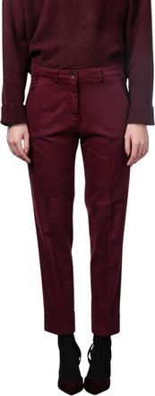 Mason's New York Carrot Chino Broek - Dames - Chinos - Rood - S - Katoen - Broeken