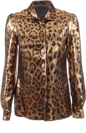 Dolce & Gabbana Mujer, Blusas y Camisas, Marrón, Talla: XS