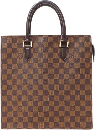 Louis Vuitton Brown Damier Canvas Handbag Tote Bag (Pre-Owned)