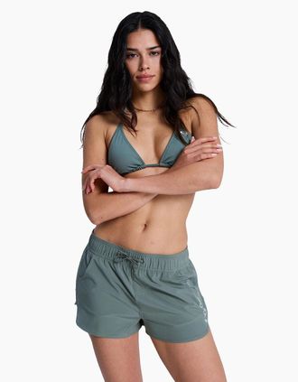 Roxy Womens Roxy Womens Wave 2 Inch Boardshorts - Agave Green - Size: XS
