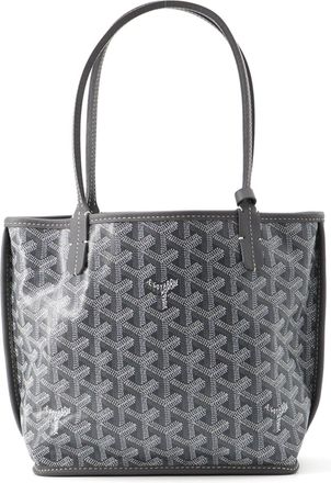 Goyard Gray Pvc Leather Handbag Pouch Tote Bag (Pre-Owned)