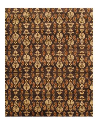 Pasargad Home Ikat Hand-Knotted Rug