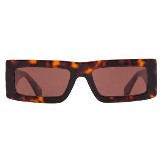 Off-white LAUREL Brown Rectangular Unisex Sunglasses OERI13P 6064 54