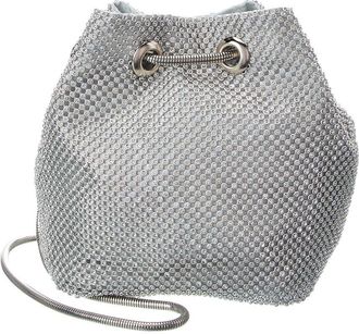 Rene Ruiz Allover Crystal Bucket Bag