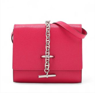 Herm&egrave;s Pre-owned Hermes Chevre MysoreChaine dAncre Compact Wallet Ladies A96SURXXB1ZX2MWP