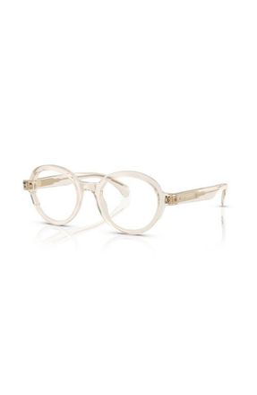 Moncler 49mm Round optical glasses in White at Nordstrom