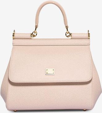 Dolce & Gabbana Handtasche aus Dauphine-Leder Medium Sicily