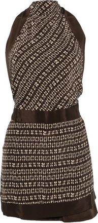 Sir. Astrid Printed Halter-neck Mini Dress