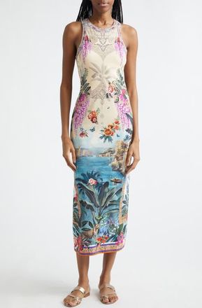 Camilla Bodrum Botanicals Jersey Tank Maxi Dress at Nordstrom, Size X-Large