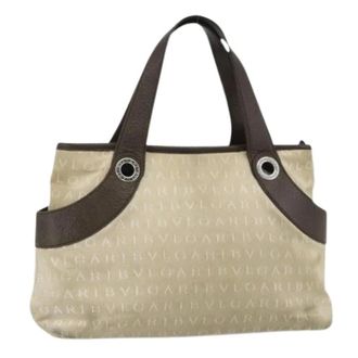 Bulgari Pre-owned Handbags, female, Beige, Size: ONE SIZE Pre-owned Vintage Hand Bag