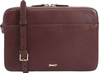 Paul Costelloe Womens Kouti Leather Cross Body Bag - Brown - One Size