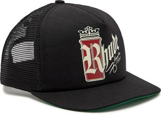 Rhude Rhude Fumar Logo Mesh and Woven cap - Black - One Size