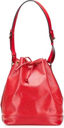 Louis Vuitton Pre-owned Bucket Bags, female, Red, Size: ONE SIZE Pre-owned Drawstring Shoulder Bag