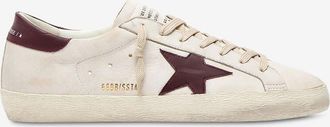 Golden Goose Niedrige Sneakers aus gealtertem Leder Super Star