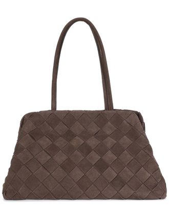 Tiffany & Fred Suede Shoulder Tote