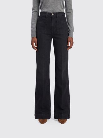 7 For All Mankind Jeans Modern Dojo a vita alta e gamba dritta in denim stretch