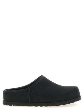 UGG Black Solid Slides
