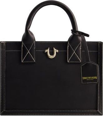 True Religion Modern Edge Suede Tote in Black at Nordstrom