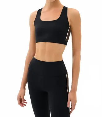 SPLITS59 Lexi Rigor Bra In Black/chocolate