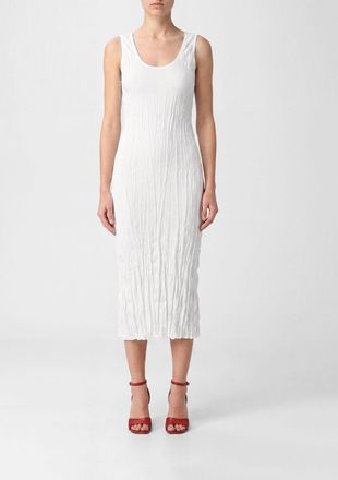 Toteme Abito midi a tubino in jersey con scollo a U e spalle scoperte