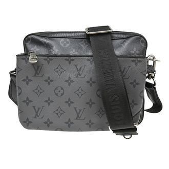 Louis Vuitton Trio Messenger Reverse Monogram Eclipse Canvas Black Canvas Handbag (Pre-Owned)