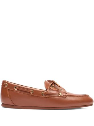 Stuart Weitzman Tinsley loafers - women - Rubber/Calf Leather/Calf Leather - 40,5 - Neutrals