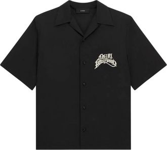 Amiri Pre-Fall 2026 Shirt - Heren - Korte mouwen Overhemden - Zwart - M - Overhemden