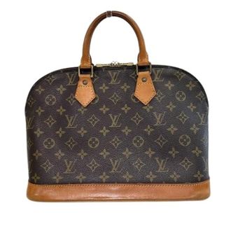 Louis Vuitton Pre-owned Handbags, female, Brown, Size: ONE SIZE Pre-owned Alma Monogram Handbag