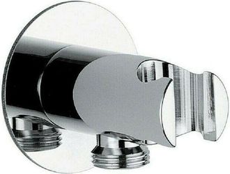 Trade Shop Trade Shop - Desviador De Pared Salida Agua.5 Soporte Para Ducha Lat&oacute;n Pulido Cromado