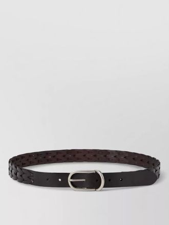 Brunello Cucinelli braided belt adjustable length mens accessory