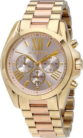 Michael Kors Womens Bradshaw - Gold Stainless Steel - One Size