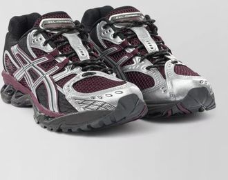 Asics paneled low-top sneakers