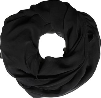 Dolce & Gabbana Black Silk Neck Wrap Shawl Stole 167cm x 126cm Womens Scarf